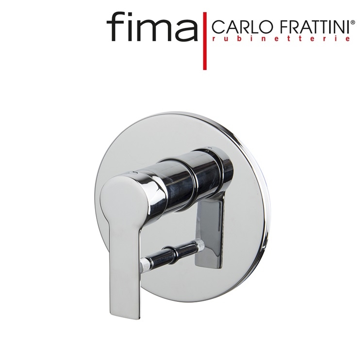 Fima Carlo Frattini "Mast" F3139X2CR + F3000 Concealed Bath & Shower Mixer w/ Diverter - With GA Approval