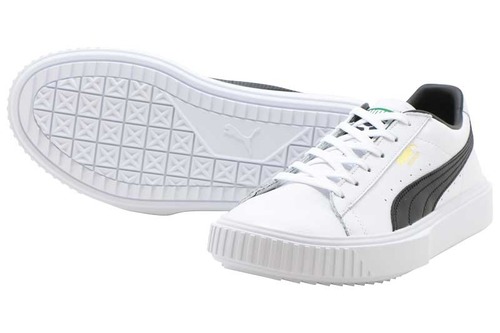 puma breaker leather all white