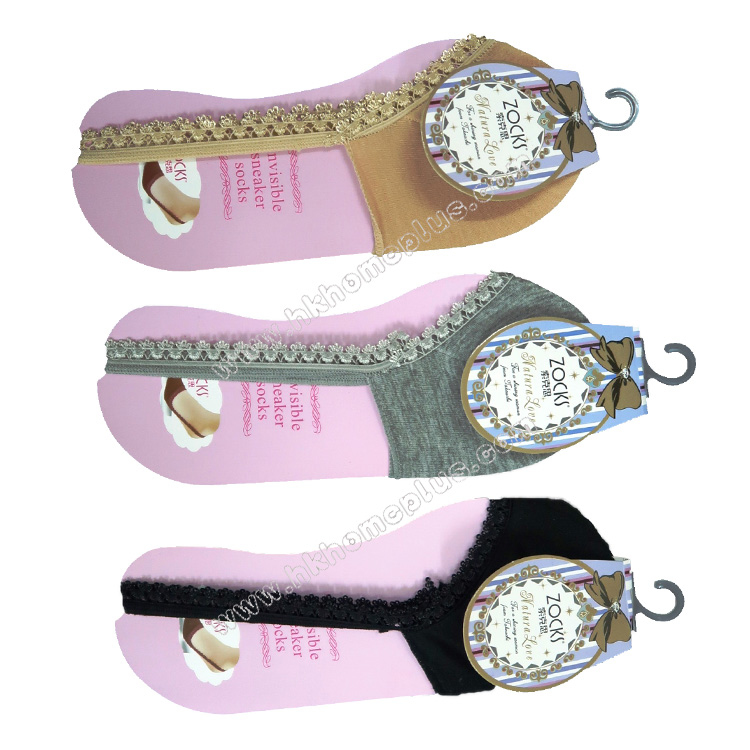 6對裝 索克思: 喱士隱形半襪船連腳帶