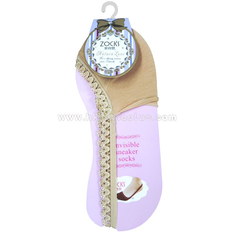 6對裝 索克思: 喱士隱形半襪船連腳帶