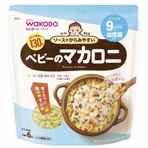 Wakodo 和光堂 -  無鹽嬰兒螺絲粉 (拉鍊袋) 130g(最佳賞味日期：2023年5月前)