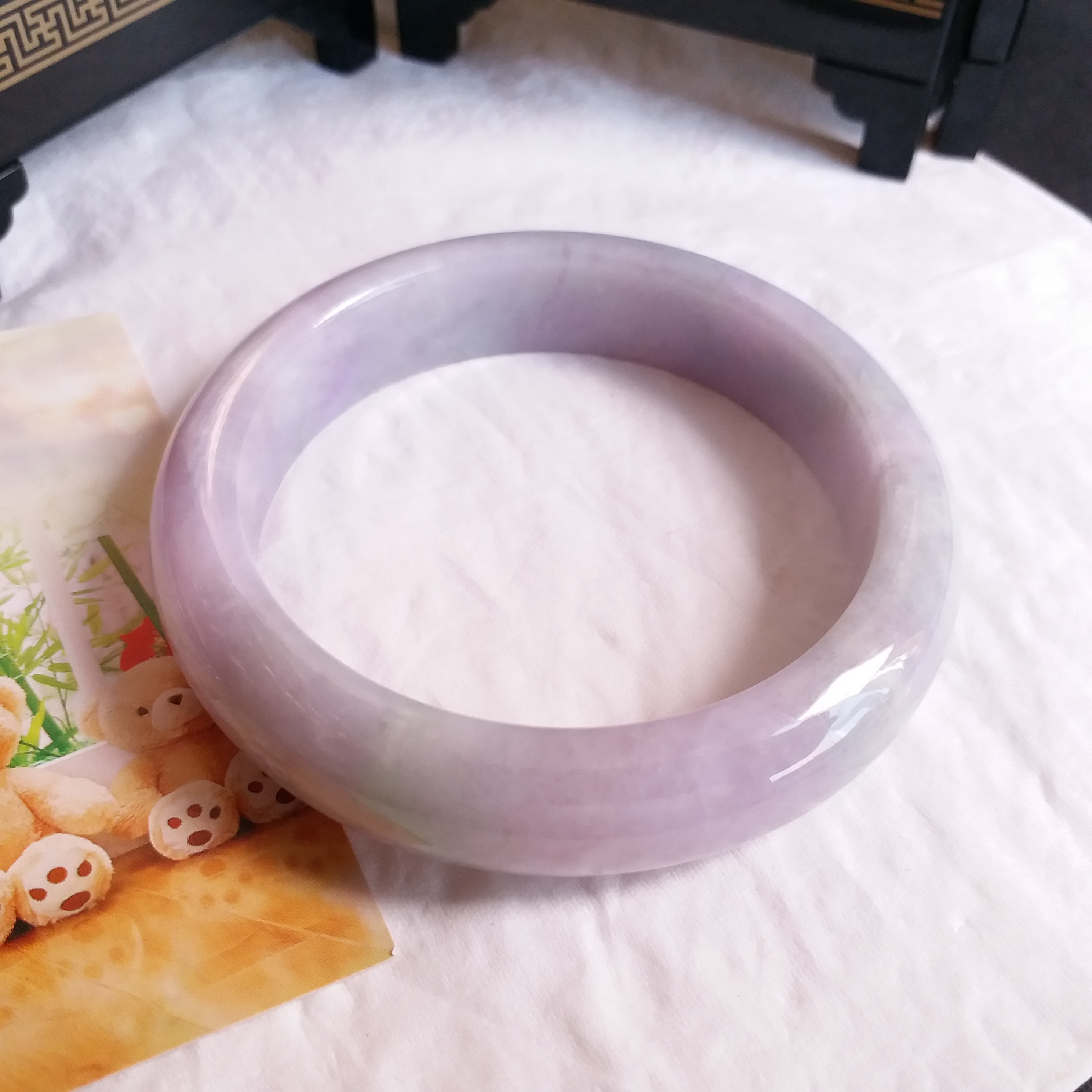 J1270 冰糯紫羅蘭玉鐲 56.56mm (1.51)
