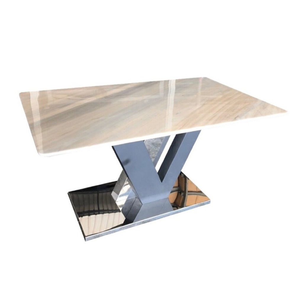 LV白金莎天然石西餐桌