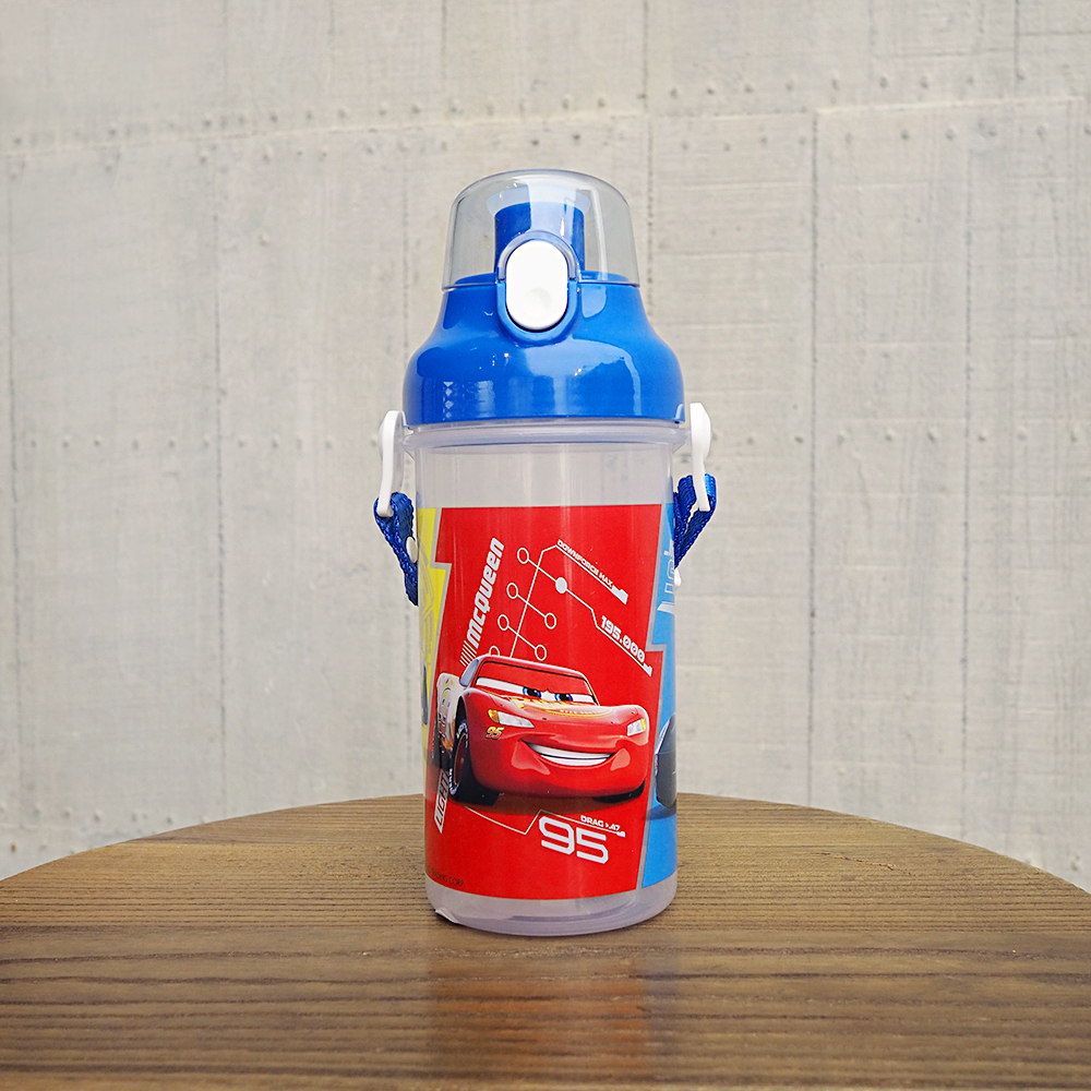 Cars汽車總動員 直立式背帶水壺500ml-38338