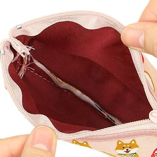 可愛柴犬散紙包(淺粉紅色) (日本製)