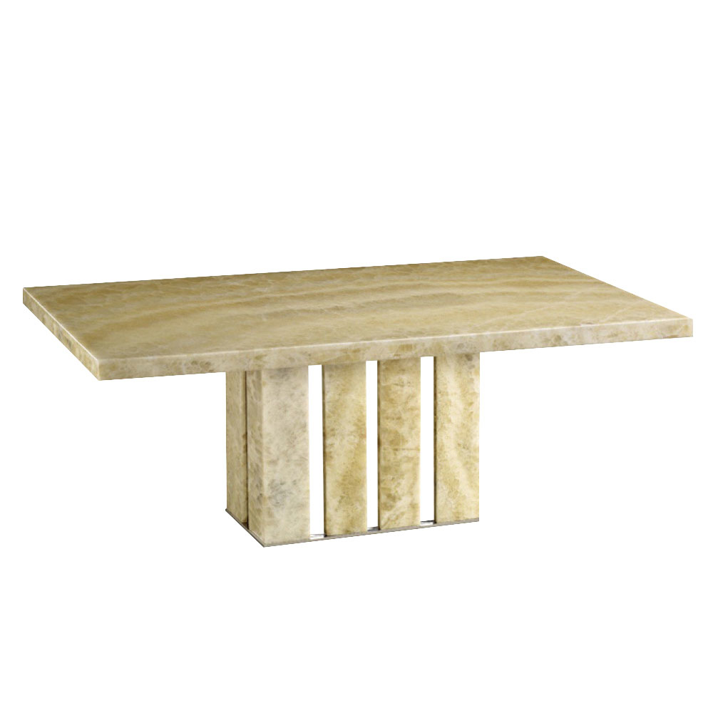 冰花玉天然真石西餐桌 #9075