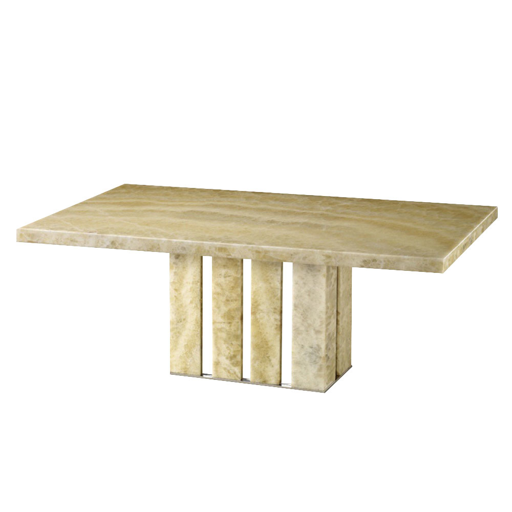 冰花玉天然真石西餐桌 #9075