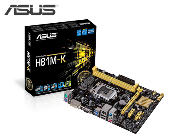 華碩 H81M-K【M-ATX / D-Sub.DVI / U3S6】