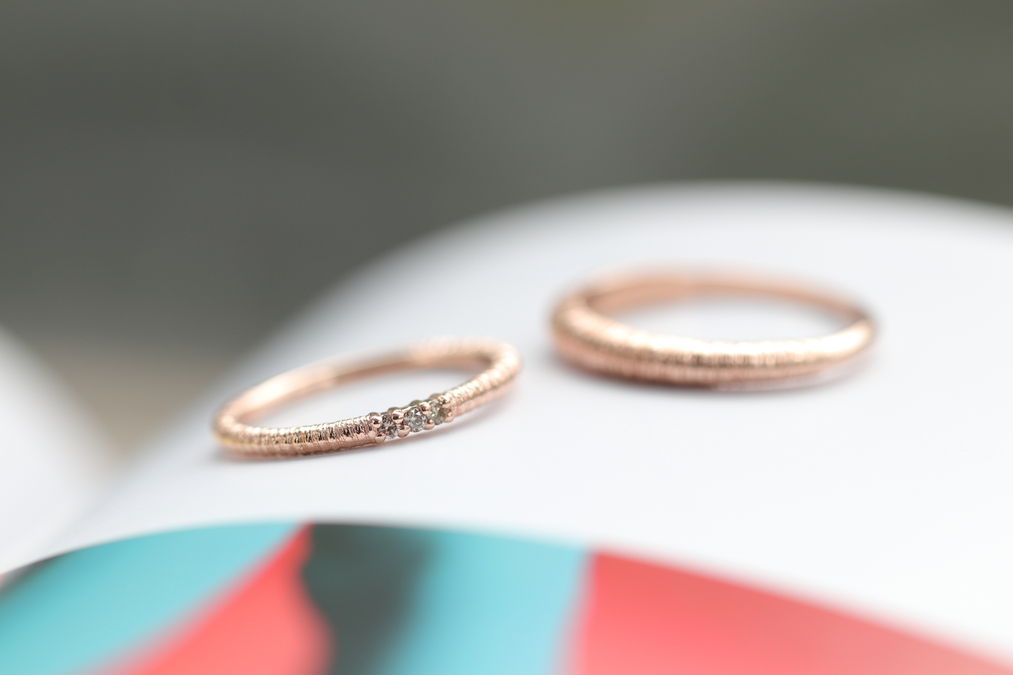 14K Retro Lace Diamond Ring 復古蕾絲鑽石戒指