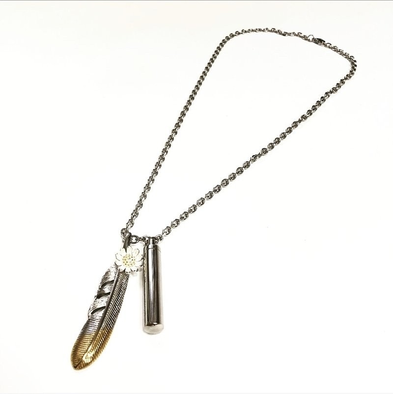 韓國 GD 雛菊 羽毛 項鍊