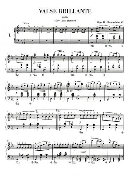 鋼琴譜 蕭邦【原典版】華爾滋 (Y25)