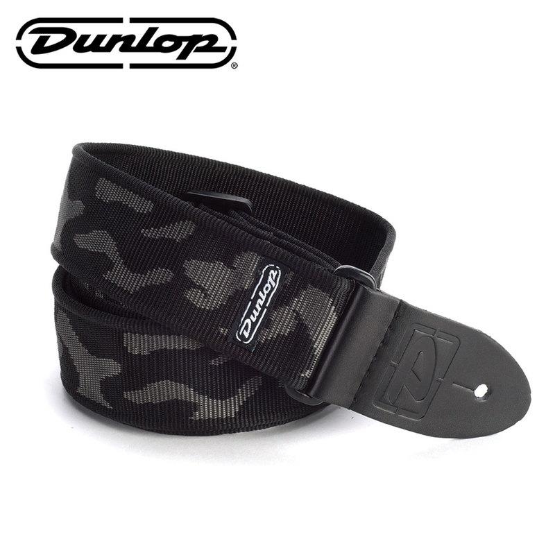 美國Dunlop 吉他背帶 Cammo 灰色迷彩 D38-10GY肩帶