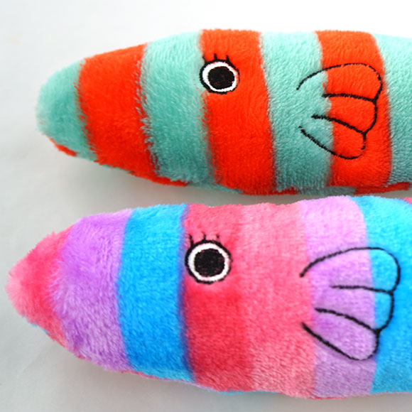 icat 彩虹魚 貓草玩具