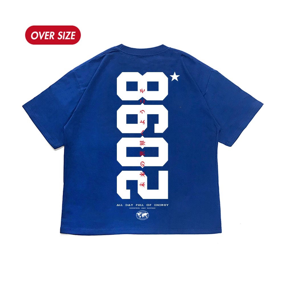 MAXXC 西元2098短T-寶藍