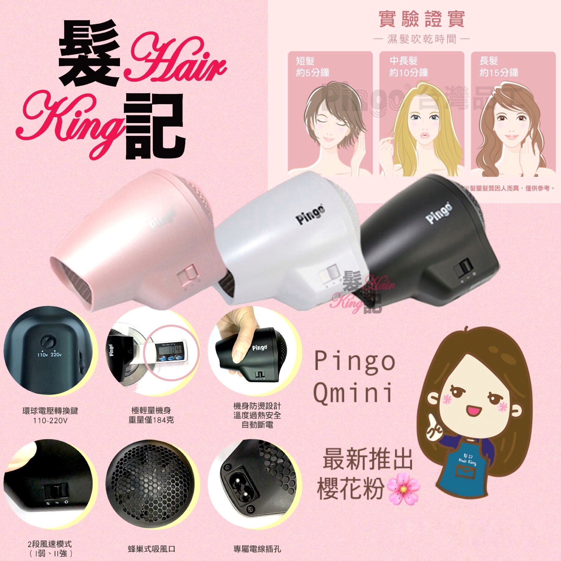 Pingo Qmini Mini Dryer