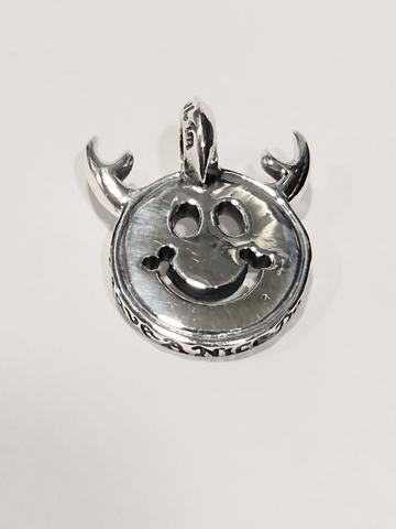 C383 Happy Face Charm Antlers / C383GR