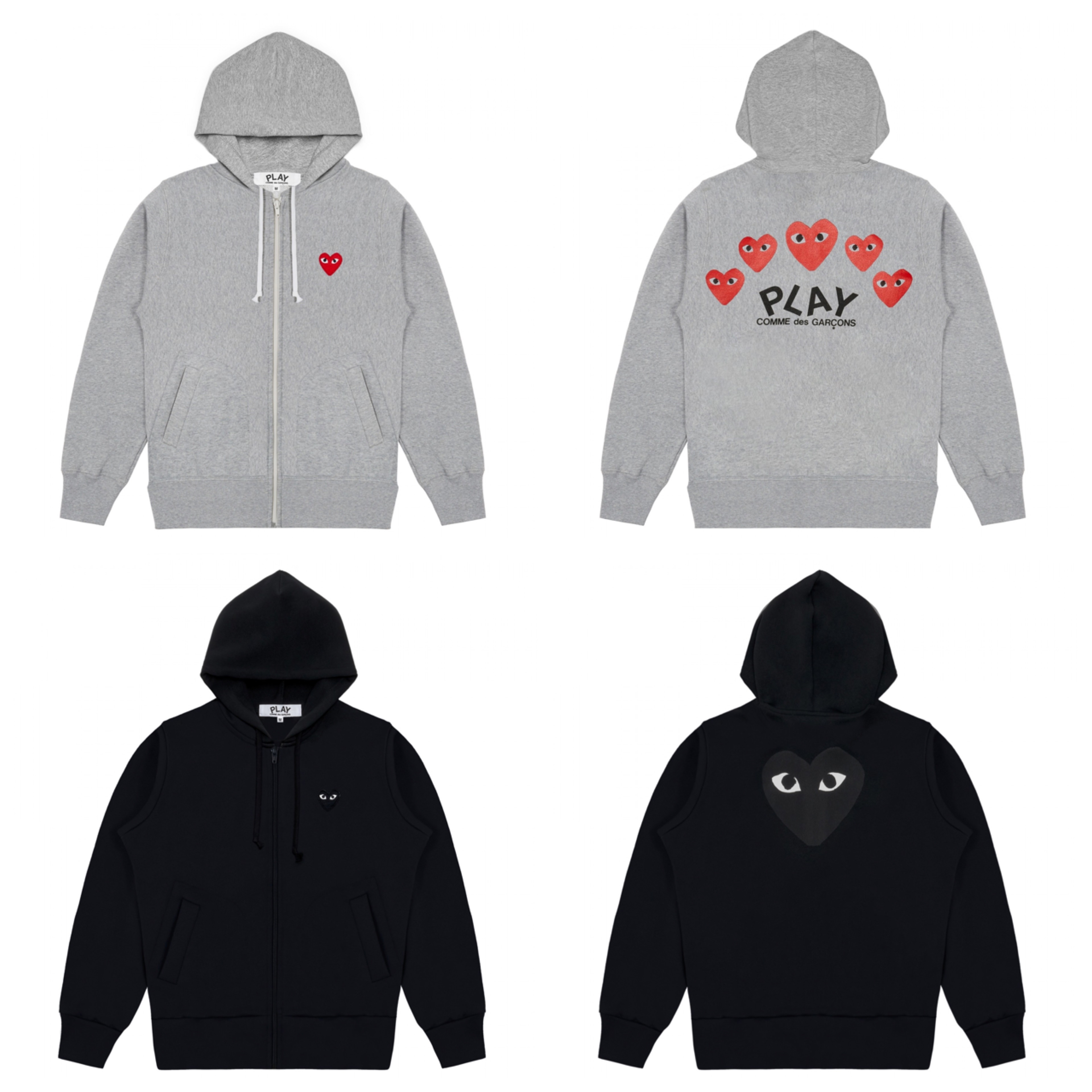 Comme des Garçons Play 背後愛心 連帽外套