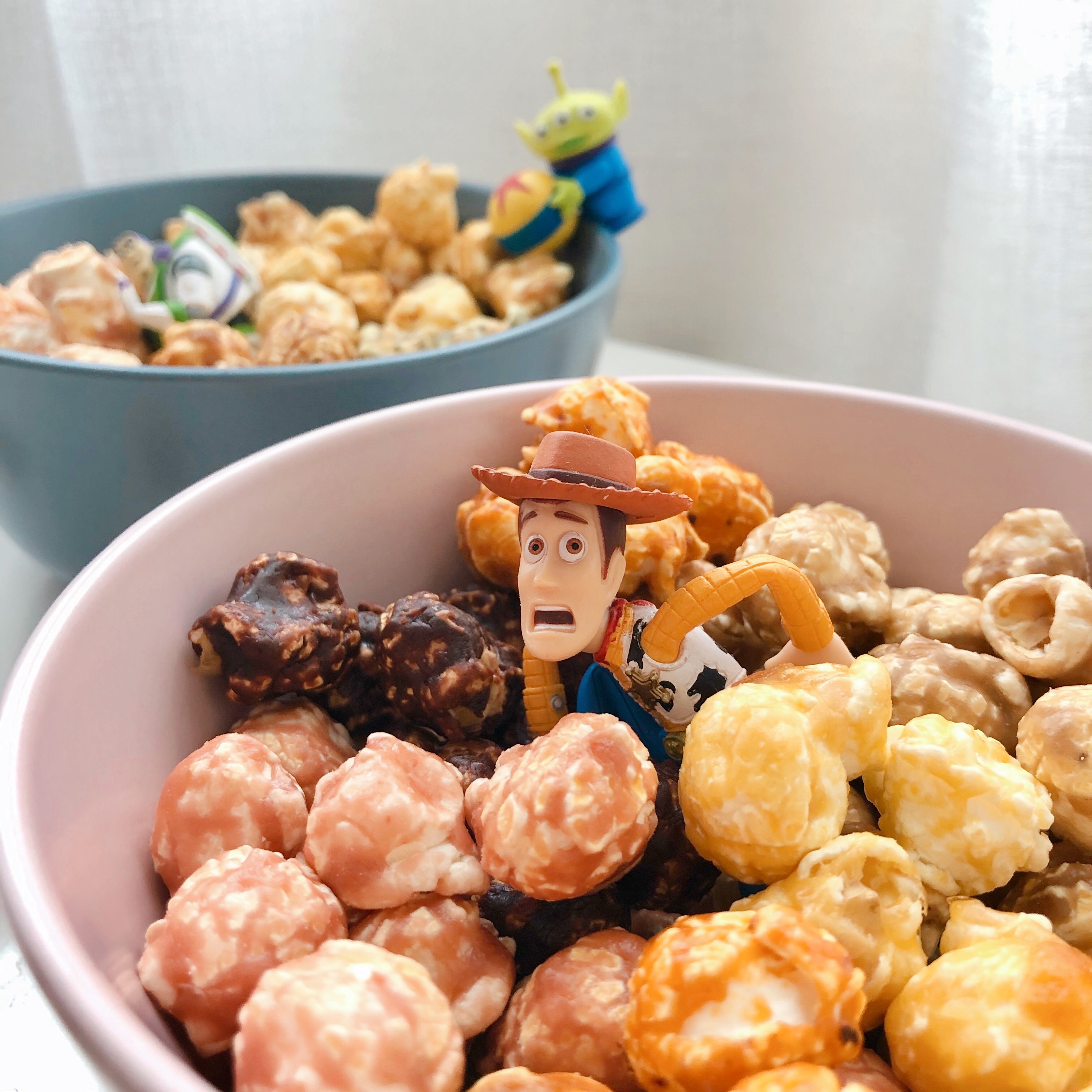 玩具總動員與爆米花