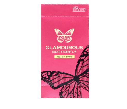 〔日本原裝進口〕JEX 魅力蝴蝶《滋潤型》 乳膠安全套（6 片／盒）