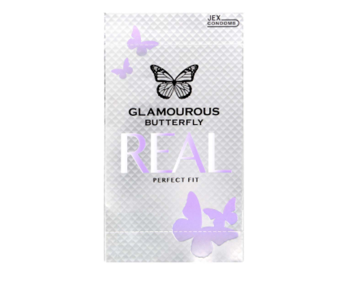 〔日本原裝進口〕JEX 魅力蝴蝶《真．貼身》乳膠安全套 (8片／盒)