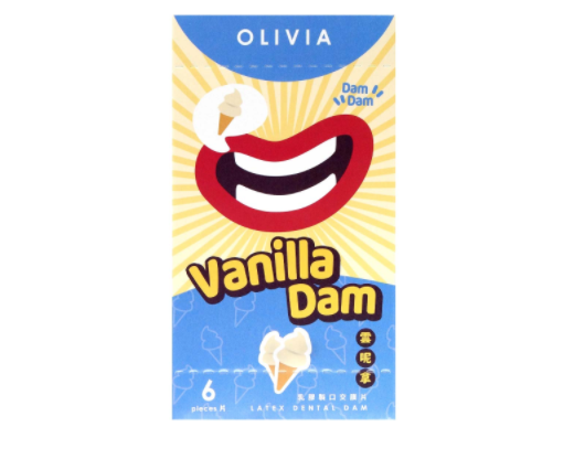 〔甜蜜香味〕奧莉維亞 OLIVIA 《雲呢拿香味》口愛膜片 (6 片／盒）