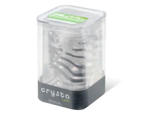 〔邊緣變化莫名的刺激〕典雅 TENGA crysta Leaf 飛機杯《葉狀》