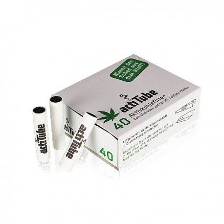 🇩🇪ActiTube - 40pc 8mm Charcoal Filter 活性碳濾嘴