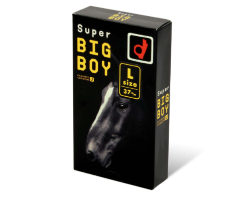 〔日本原裝進口〕岡本 Okamoto : 《Super Big Boy : 58mm》乳膠安全套  (12片／盒) 會員獨享價:$128