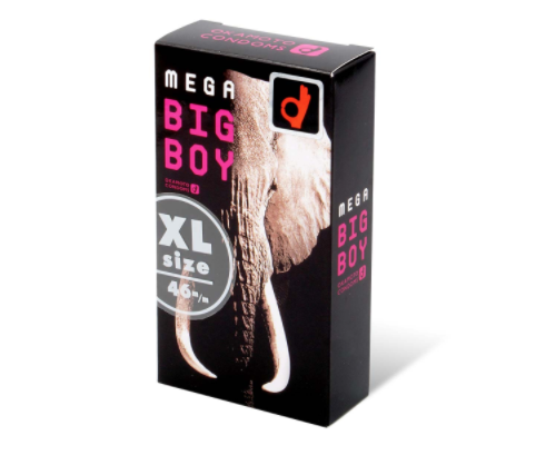 〔日本原裝進口〕岡本 Okamoto : 《Mega Big Boy：72mm》乳膠安全套  (12片／盒) 會員獨享價:$128