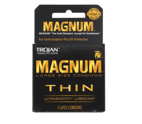 〔美國原裝進口〕Trojan 戰神《密林超薄 ．62/55mm 》乳膠安全套（3片／盒）