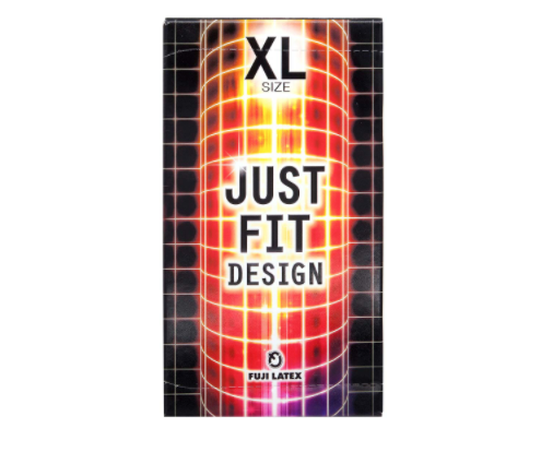 〔日本原裝進口〕日本不二 -  Just Fit 《超級大碼裝：66/56mm》 乳膠安全套 (12片／盒)