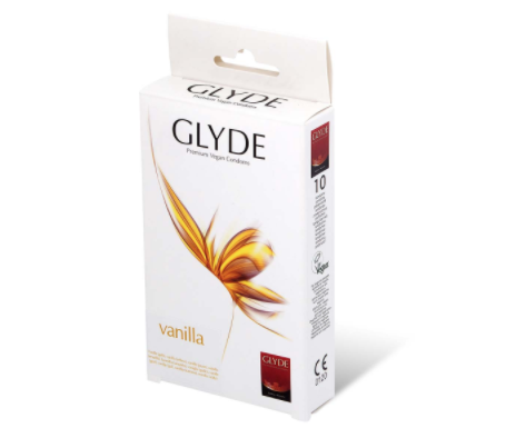 〔素食主義首選〕格蕾迪 Glyde 《香草味》乳膠安全套 （10 片 / 盒〕