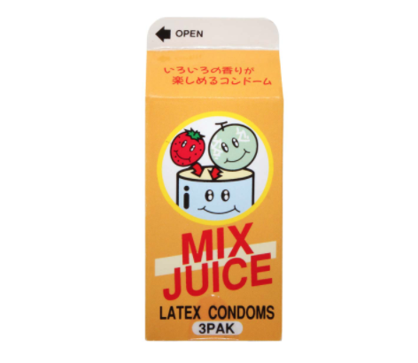 〔日本原裝進口〕中西 FUJI LATEX《雜果味安全小包》乳膠安全套 (3片／盒)