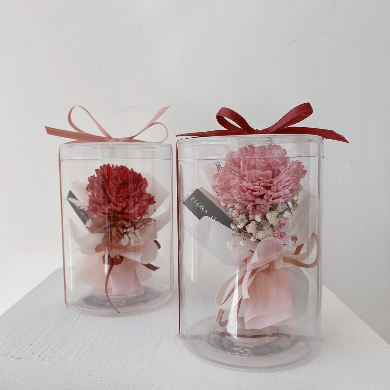 擴香康乃馨瓶中花-兩色