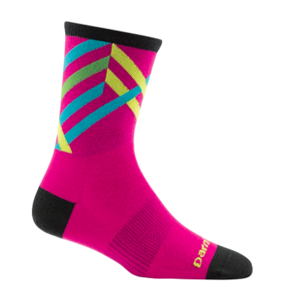 DARN TOUGH 1785 GRAPHIC STRIPE MICRO CREW ULTRA-LIGHT 女 自行車羊毛襪