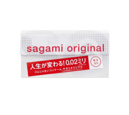 〔日本原裝進口〕相模 SAGAMI 原創 0.02 (第二代) PU安全套 (6片／盒）