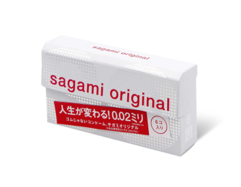 〔日本原裝進口〕相模 SAGAMI 原創 0.02 (第二代) PU安全套 (6片／盒）