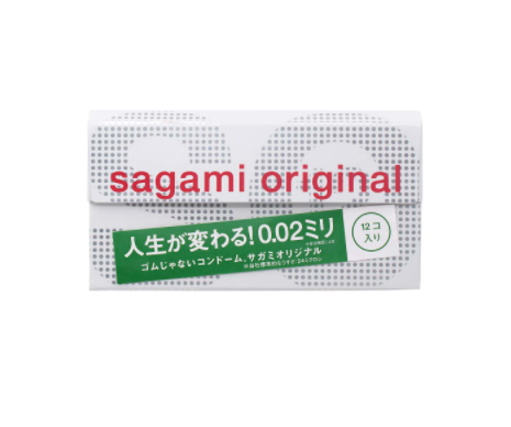 〔日本原裝進口〕相模 SAGAMI 原創 0.02 (第二代) PU安全套 (12片／盒）