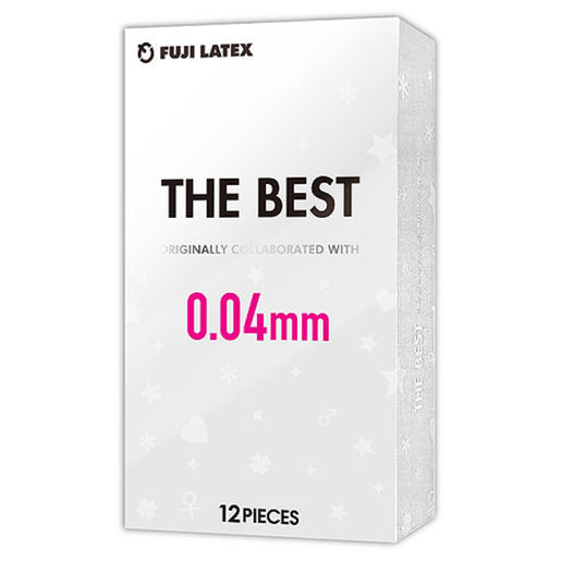 〔日本原裝進口〕 日本不二 x The Best 《優質 0.04mm 厚身持久裝》乳膠安全套 (12片／盒)