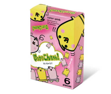 〔日本原裝進口〕 日本不二 x 閃耀吧，光仔! 《螢光》乳膠安全套 (6片／盒)