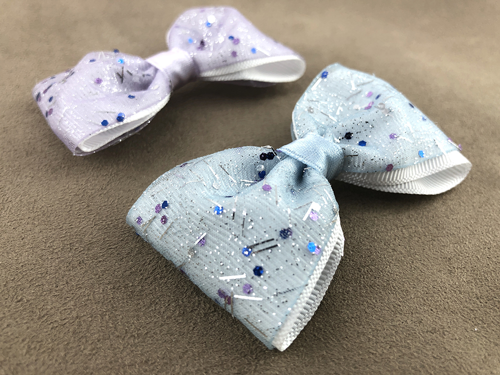 雙色亮片蝴蝶領結22mm/絕版Outlet