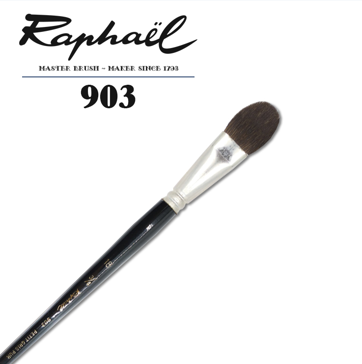 卡珊松鼠毛(扁圓尖) -【903】