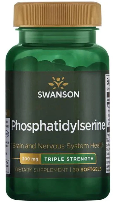 [現貨] 腦磷脂 磷脂絲胺酸 300毫克 30粒 Swanson Phosphatidylserine