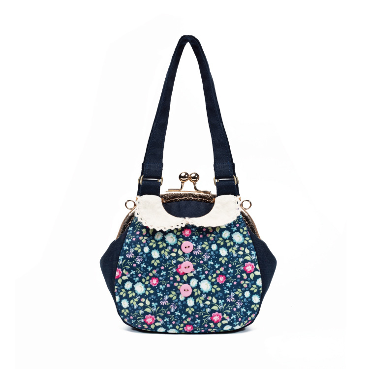 衣領造型口金手提包(材料包)