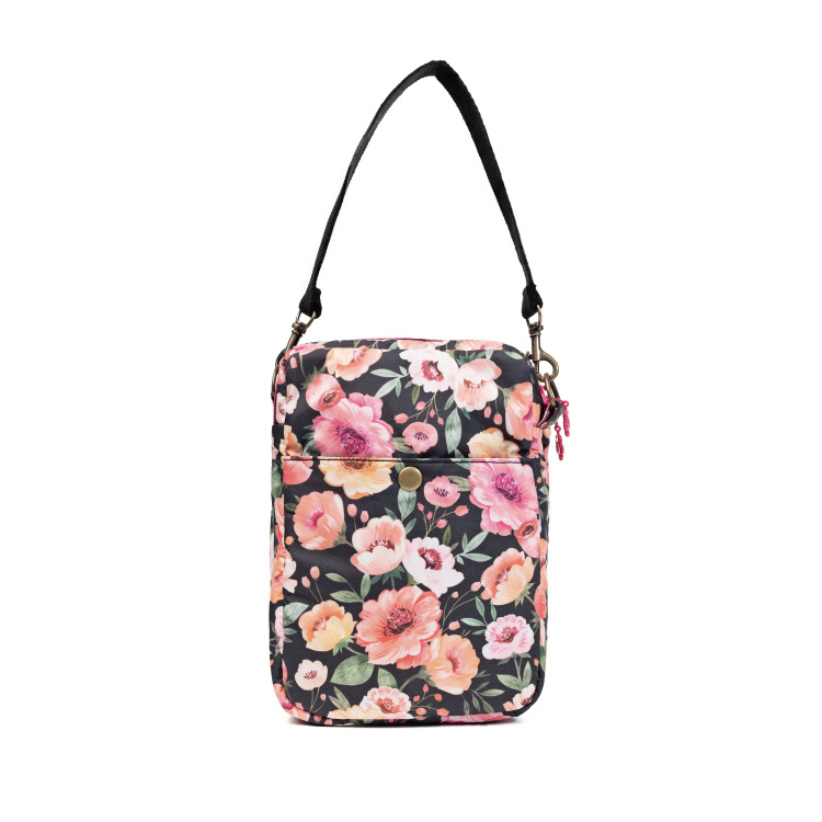 卡羅雙拉鍊傘布手提斜背兩用包(材料包)