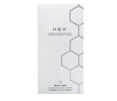 〔瑞典名牌〕LELO HEX™ Traction 《超貼防脫》乳膠安全套 （12 片／盒 ）