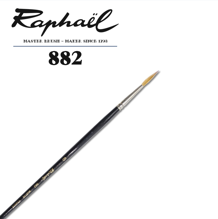 黃金貂毛水彩(圓長) - 【882】