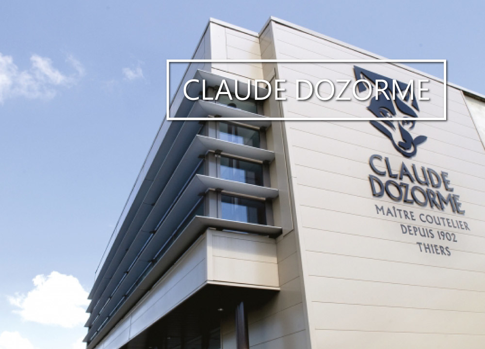 Since 1902, the French cutlery CLAUDE DOZORME has crafted magnificent, sharp and comfortable Laguiole knives.