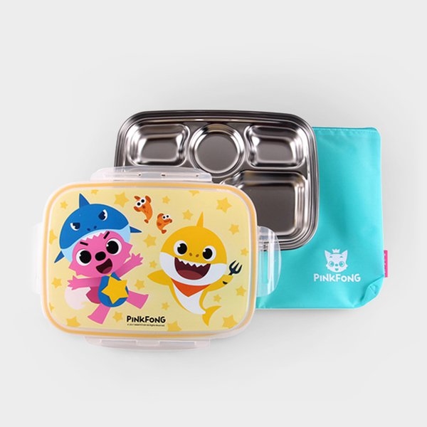 Baby Shark x Pinkfong 不銹鋼餐盒/食物盒 (兩款選擇)