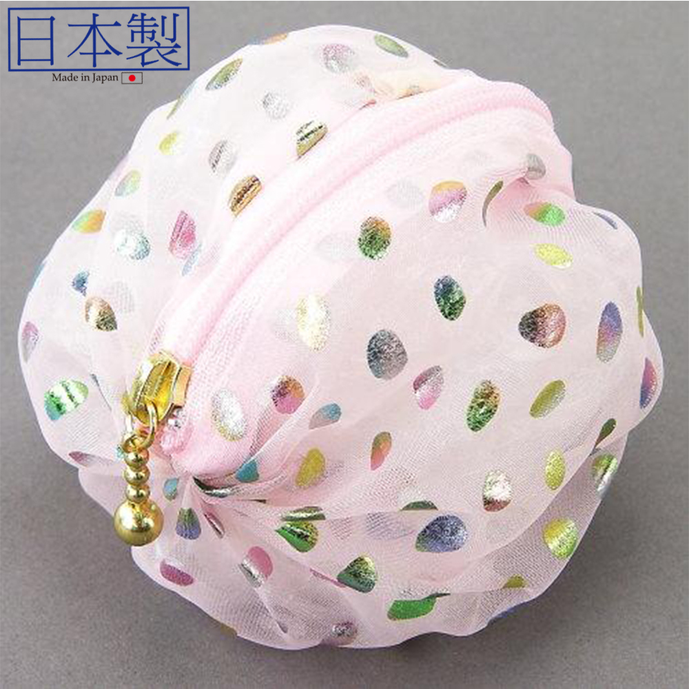 春夏日系圓形散紙包 (粉紅色) (日本製)